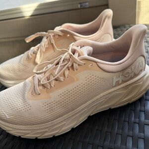 Hoka One One Women's Cream Athletic Shoes